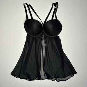 Victoria’s Secret Bra Top Chemise Nightie with Double Straps